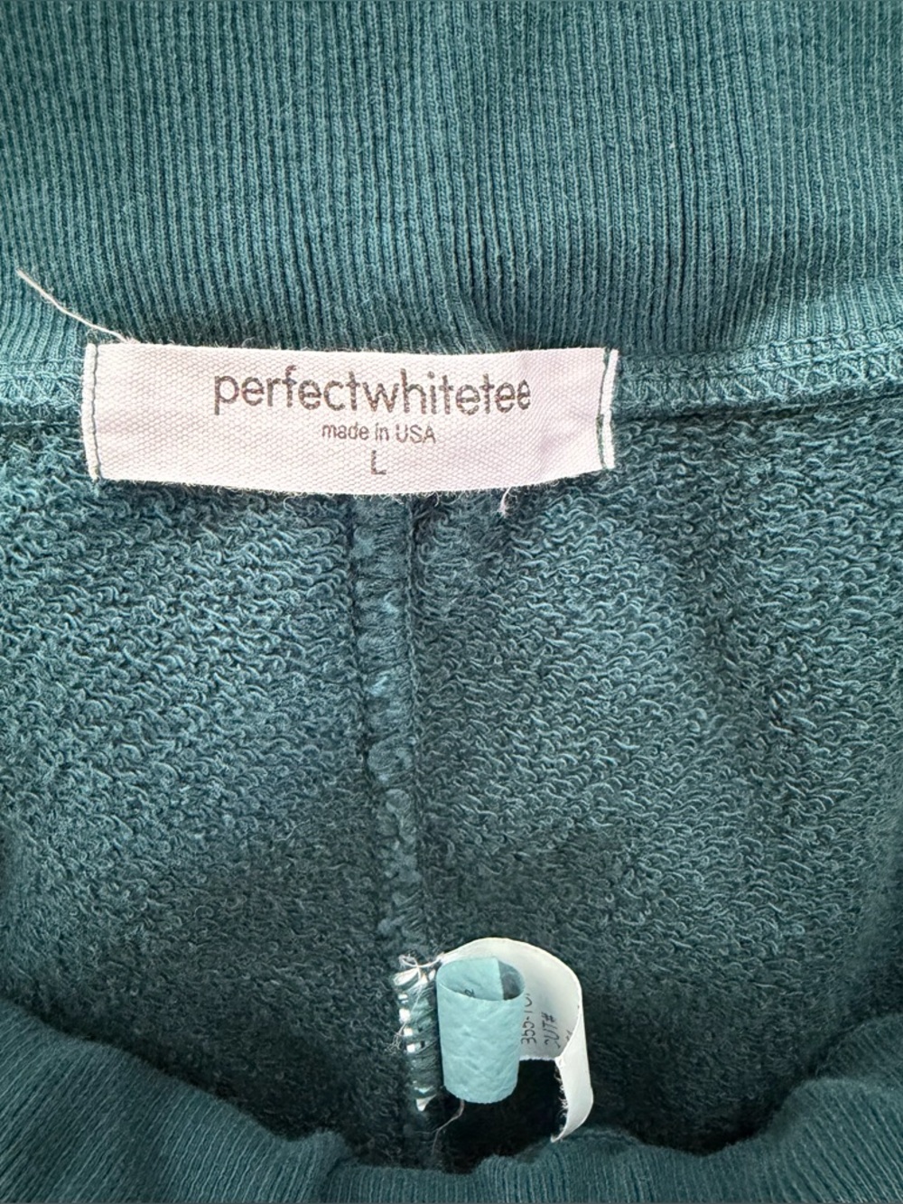 Perfect White Tee Michelle Cotton Fleece Sweatpants Size Large - Picture 4 of 5